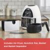 imageBLACKDECKER Purify 2Liter Air Fryer WhiteBlack HF100WD