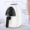 imageBLACKDECKER Purify 2Liter Air Fryer WhiteBlack HF100WD