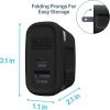 imageBLACKDECKER QuickCharge PD Wall Charger 2Port 38W  USB ampamp Type C Wall Plug  Compact Power Block USB C  Fast Charger Adapter Power Delivery ampamp Qualcomm QC 30  Perfect for Home Office TravelBlack