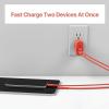 imageBLACKDECKER QuickCharge PD Wall Charger 2Port 38W  USB ampamp Type C Wall Plug  Compact Power Block USB C  Fast Charger Adapter Power Delivery ampamp Qualcomm QC 30  Perfect for Home Office TravelCoral Rose