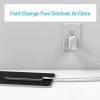imageBLACKDECKER QuickCharge PD Wall Charger 2Port 38W  USB ampamp Type C Wall Plug  Compact Power Block USB C  Fast Charger Adapter Power Delivery ampamp Qualcomm QC 30  Perfect for Home Office TravelWhite