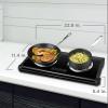imageBLACKDECKER SB1001B SingleBurner Portable Buffet Range Blackdouble
