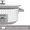 imageBLACKDECKER SC1007D Slow Cooker 7 quart Geometric CreamGeometric Cream