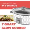 imageBLACKDECKER SC1007D Slow Cooker 7 quart Geometric CreamGeometric Cream