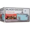 imageBLACKDECKER SC1007D Slow Cooker 7 quart Geometric CreamTeal Wave
