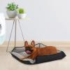 imageBLACKDECKER Small Dog 4 in 1 Snap Pet Bed Low Profile Sofa Cover Mat Crate Liner Soft Breathable Pet Bed Premium Bedding 20 in x 16 in Small RedBlack