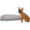 imageBLACKDECKER Small Dog 4 in 1 Snap Pet Bed Low Profile Sofa Cover Mat Crate Liner Soft Breathable Pet Bed Premium Bedding 20 in x 16 in Small RedGrey