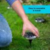 imageBLACKDECKER SolarPowered Outdoor Disk Light  8 Pack BDSLDK8PDisk Light  8 Pack