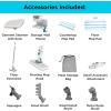 imageBLACKDECKER Steamer 7 Attachments for Multipurpose Cleaning Includes Storage Wall Mount BHSM15FX10Steam Matrix w 7 Attachments