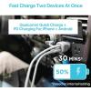 imageBLACKDECKER USB C Car Charger Compact 38W 2Port LED Indicator Type C Charger with Power DeliveryQuick Charge Compatible with iPhone 16 15 14 13 12 Series Pixel 3 2 XL iPad Pro MoreWhite