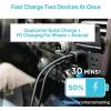 imageBLACKDECKER USB C Car Charger Compact 38W 2Port LED Indicator Type C Charger with Power DeliveryQuick Charge Compatible with iPhone 16 15 14 13 12 Series Pixel 3 2 XL iPad Pro MoreBlack