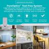 imageBLACKDECKER Works with Alexa Smart Under Cabinet Lighting Kit Adjustable LEDs 3 9quot Bars White9 6Bar