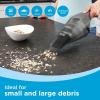 imageBLACKDECKER dustbuster Handheld Vacuum 8V Cordless Hand Vacuum for Quick Cleanup with Crevice Tool and Washable Filter HNVC220BCZ01Gray 8V