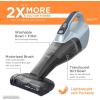imageBLACKDECKER dustbuster QuickClean Pet Cordless Handheld Vacuum with Motorized Upholstery Brush White HLVB315JP07Blue