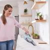 imageBLACKDECKER dustbuster QuickClean Pet Cordless Handheld Vacuum with Motorized Upholstery Brush White HLVB315JP07Blue