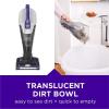 imageBLACKDECKER dustbuster QuickClean Pet Cordless Handheld Vacuum with Motorized Upholstery Brush White HLVB315JP07White