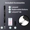 imageBLACKDECKER for iPhone 14 Cases Compatible with MagSafe Shockproof MilitaryGrade Protection Magnetic Phone Case for iPhone 14 Blue Changeable Buttons LanyardBlack