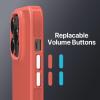 imageBLACKDECKER for iPhone 14 Cases Compatible with MagSafe Shockproof MilitaryGrade Protection Magnetic Phone Case for iPhone 14 Blue Changeable Buttons LanyardCoral Rose