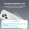 imageBLACKDECKER for iPhone 14 Cases Compatible with MagSafe Shockproof MilitaryGrade Protection Magnetic Phone Case for iPhone 14 Blue Changeable Buttons LanyardWhite