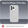 imageBLACKDECKER for iPhone 14 Cases Compatible with MagSafe Shockproof MilitaryGrade Protection Magnetic Phone Case for iPhone 14 Blue Changeable Buttons LanyardWhite