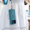 imageBLACKDECKER for iPhone 15 Case Compatible with MagSafe Shockproof MilitaryGrade Protection Magnetic Phone Case for iPhone 15 Pro Max Blue Changeable Buttons ampamp LanyardLoch Ness