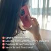 imageBLACKDECKER for iPhone 15 Case Compatible with MagSafe Shockproof MilitaryGrade Protection Magnetic Phone Case for iPhone 15 Pro Max Blue Changeable Buttons ampamp LanyardCoral Rose