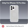 imageBLACKDECKER for iPhone 15 Case Compatible with MagSafe Shockproof MilitaryGrade Protection Magnetic Phone Case for iPhone 15 Pro Max Blue Changeable Buttons ampamp LanyardWhite