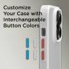 imageBLACKDECKER for iPhone 15 Case Compatible with MagSafe Shockproof MilitaryGrade Protection Magnetic Phone Case for iPhone 15 Pro Max Blue Changeable Buttons ampamp LanyardWhite