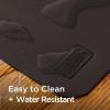 imageBlackDecker Faux Leather Desk Mat for Keyboard and Mouse  Protective Desk Decor  Gaming Work from Home Office AccessoryBlack