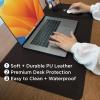 imageBlackDecker Faux Leather Desk Mat for Keyboard and Mouse  Protective Desk Decor  Gaming Work from Home Office AccessoryBlack