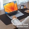 imageBlackDecker Faux Leather Desk Mat for Keyboard and Mouse  Protective Desk Decor  Gaming Work from Home Office AccessoryBlack