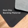 imageBlackDecker Faux Leather Desk Mat for Keyboard and Mouse  Protective Desk Decor  Gaming Work from Home Office AccessoryBlack