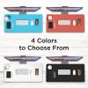 imageBlackDecker Faux Leather Desk Mat for Keyboard and Mouse  Protective Desk Decor  Gaming Work from Home Office AccessoryCoral Rose