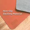 imageBlackDecker Faux Leather Desk Mat for Keyboard and Mouse  Protective Desk Decor  Gaming Work from Home Office AccessoryCoral Rose