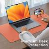 imageBlackDecker Faux Leather Desk Mat for Keyboard and Mouse  Protective Desk Decor  Gaming Work from Home Office AccessoryCoral Rose