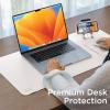 imageBlackDecker Faux Leather Desk Mat for Keyboard and Mouse  Protective Desk Decor  Gaming Work from Home Office AccessoryWhite