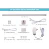 imagePureOptics LED Under Cabinet Kit with Motion Sensor Dimmable Kitchen Accent Lights ToolFree Install Cool White 4000k 9quot Length 9quot   LEDUC93CKCool White