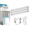 imagePureOptics LED Under Cabinet Kit with Motion Sensor Dimmable Kitchen Accent Lights ToolFree Install Cool White 4000k 9quot Length 9quot   LEDUC93CKCool White