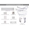 imagePureOptics LED Under Cabinet Kit with Motion Sensor Dimmable Kitchen Accent Lights ToolFree Install Cool White 4000k 9quot Length 9quot   LEDUC93CKDaylight
