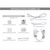 imagePureOptics LED Under Cabinet Kit with Motion Sensor Dimmable Kitchen Accent Lights ToolFree Install Cool White 4000k 9quot Length 9quot   LEDUC93CKDaylight