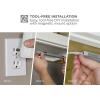 imagePureOptics LED Under Cabinet Kit with Motion Sensor Dimmable Kitchen Accent Lights ToolFree Install Cool White 4000k 9quot Length 9quot   LEDUC93CKDaylight