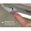 imagePureOptics LED Under Cabinet Kit with Motion Sensor Dimmable Kitchen Accent Lights ToolFree Install Cool White 4000k 9quot Length 9quot   LEDUC93CKDaylight