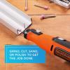 imagebeyond by BLACKDECKER 8V MAX Rotary Tool with Accessory Kit Versatile Cordless 35Piece BCRT8K35APB