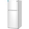 imageBLACKDECKER 121 Cu Ft Top Mount Refrigerator with Freezer 2 Door Refrigerator with Top Freezer and Adjustable Temperature Control ENERGY STAR BR1210HS Stainless Steel LookWhite
