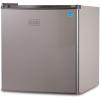 imageBLACKDECKER 17 Cu Ft Compact Refrigerator ENERGY STAR Certified Single Door Mini Fridge with Chiller Compartment Personal Fridge for Home or Dorm Room R600a Refrigerant BCRK17VStainless LookSilver