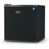 imageBLACKDECKER 17 Cu Ft Compact Refrigerator ENERGY STAR Certified Single Door Mini Fridge with Chiller Compartment Personal Fridge for Home or Dorm Room R600a Refrigerant BCRK17VStainless LookBlack