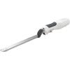 imageBLACKDECKER 9 inch Electric Carving Knife Comfort Grip Handle ampamp Safety Lock Button Stainless Steel Blades and Dishwasher Safe Parts Corded WhiteWhite