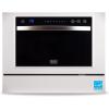imageBLACKDECKER BCD6W 6 Place Setting ENERGY STAR Portable Compact Countertop DishwasherWhiteBlack
