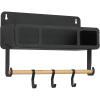 imageBLACKDECKER BLACK  DECKER BLACK HANGING RACK SYSTEMSHELF WDOOR BDSTKT282BKBlack Hanging Rack Shelf System