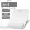 imageBLACKDECKER Ergonomic Mouse Pad Wrist Support  Comfortable Mouse Pad Wrist Rest  Wrist Relief Gel Mousepad  NonSlip Base Aesthetic Mousepad for Gaming Home Office  Perfect for Computer LaptopWhite